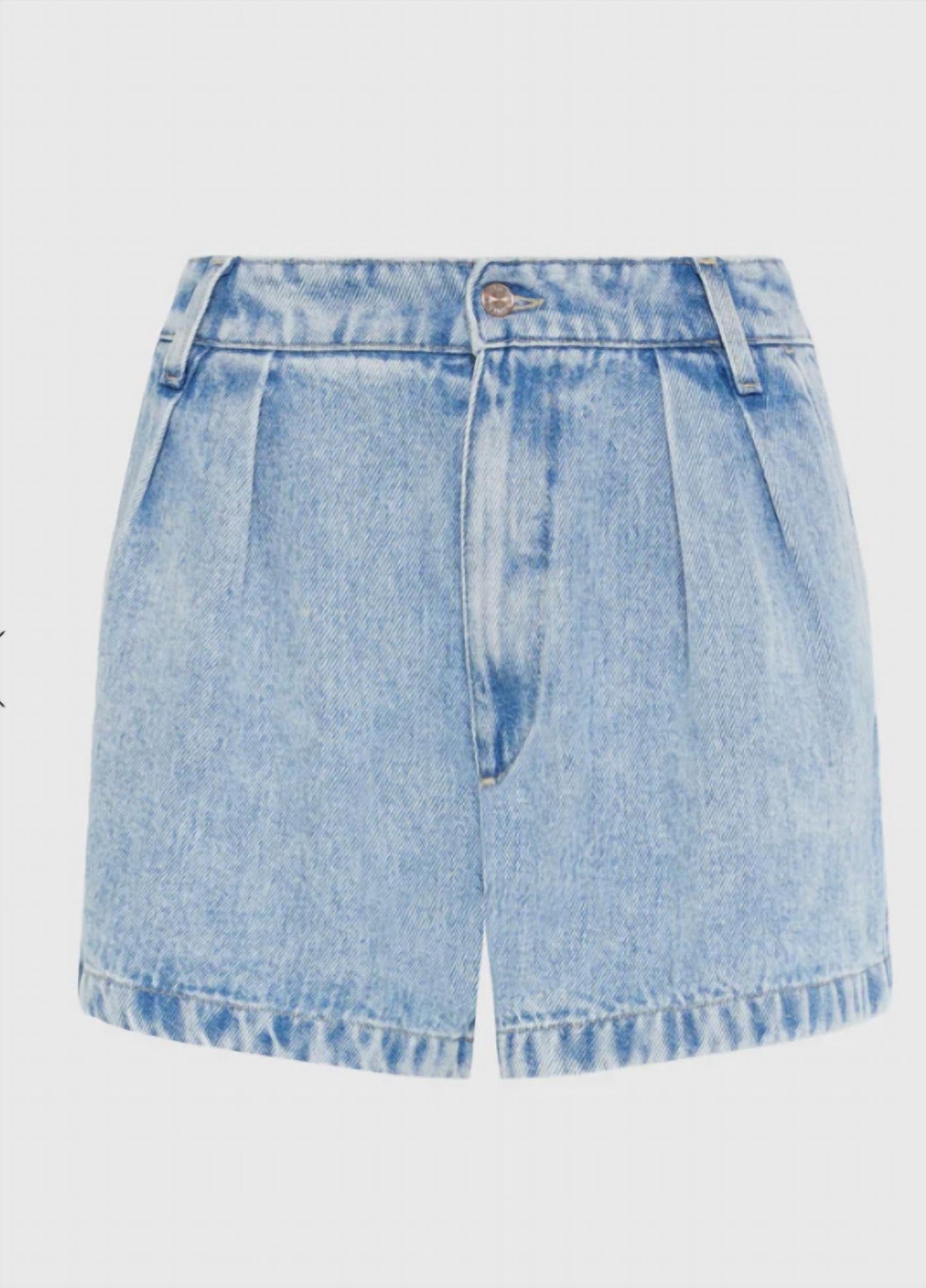7 For All Mankind - Pleated Denim Shorts