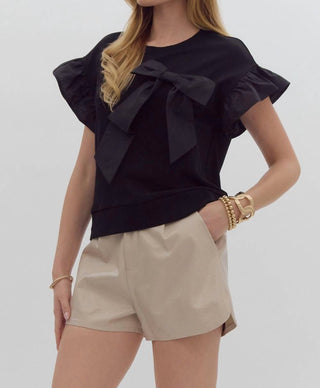 Entro - Ruffled Ribbon Top