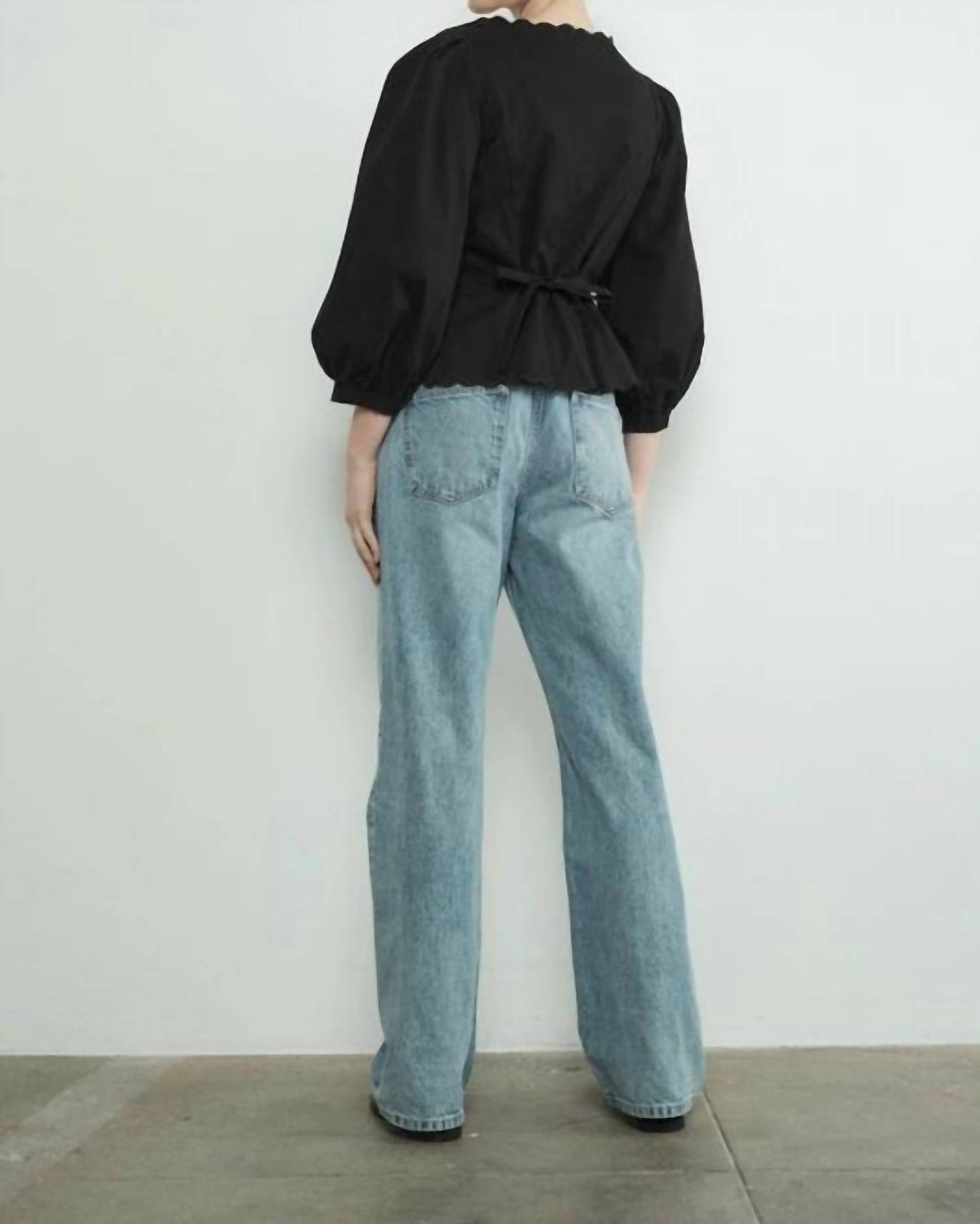 Aaron & Amber - Scallop Edge Blouse