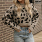 Mable - Leopard Crop Sweater