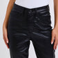 Judy Blue - Faux Leather Bootcut Jeans