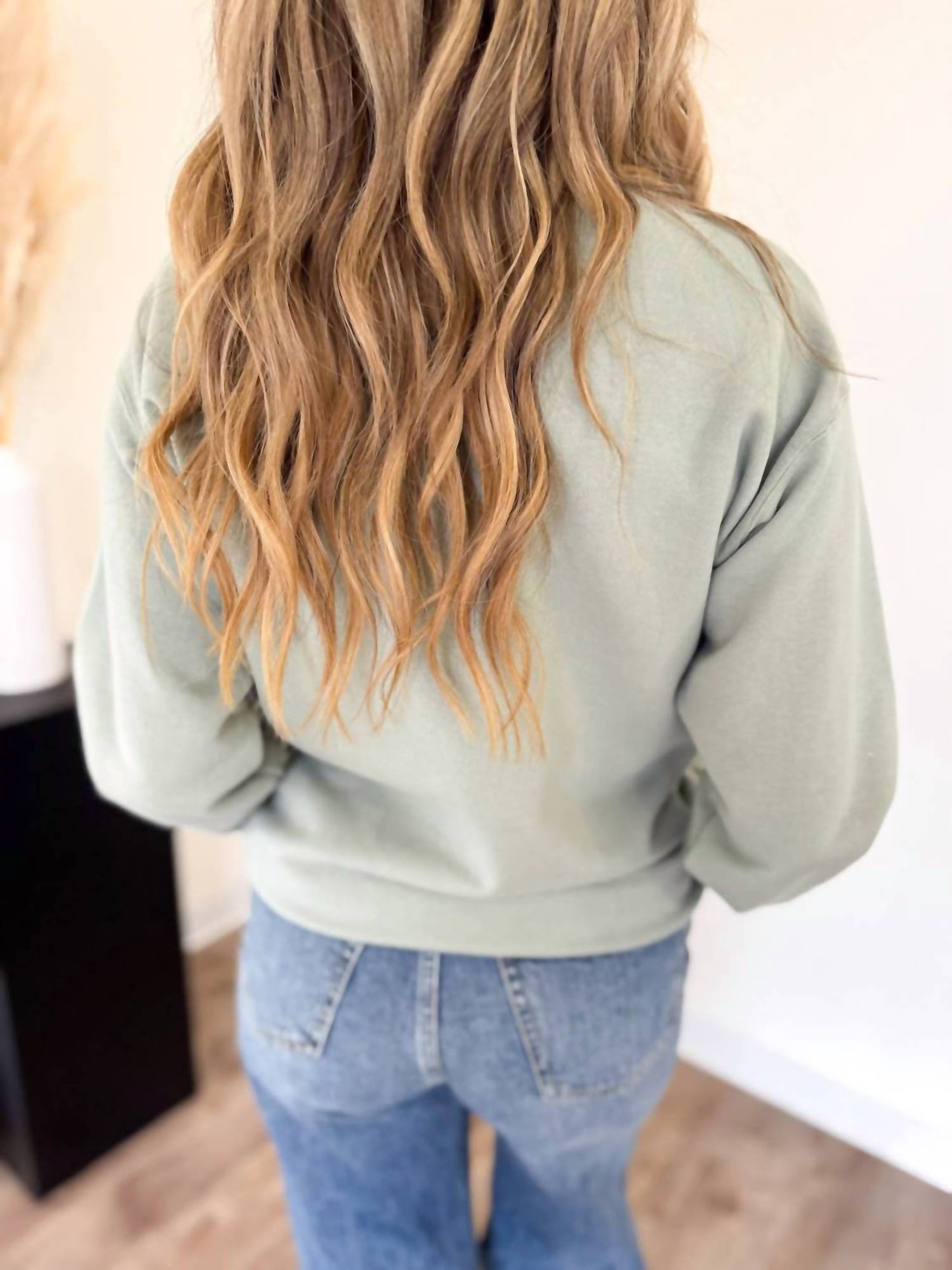 Chaudoin Creations - Ginger Christmas Tinsel Tree Sweatshirt