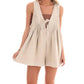Veveret - Top Pick Pleated Denim Romper