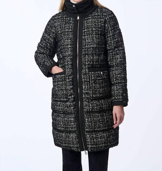 Bernardo - TWEED ZIP COAT
