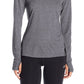New Balance Women's Heathered Long sleeve Black Size Small
