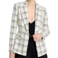 Generation Love - Aimee Windowpane Tweed Blazer