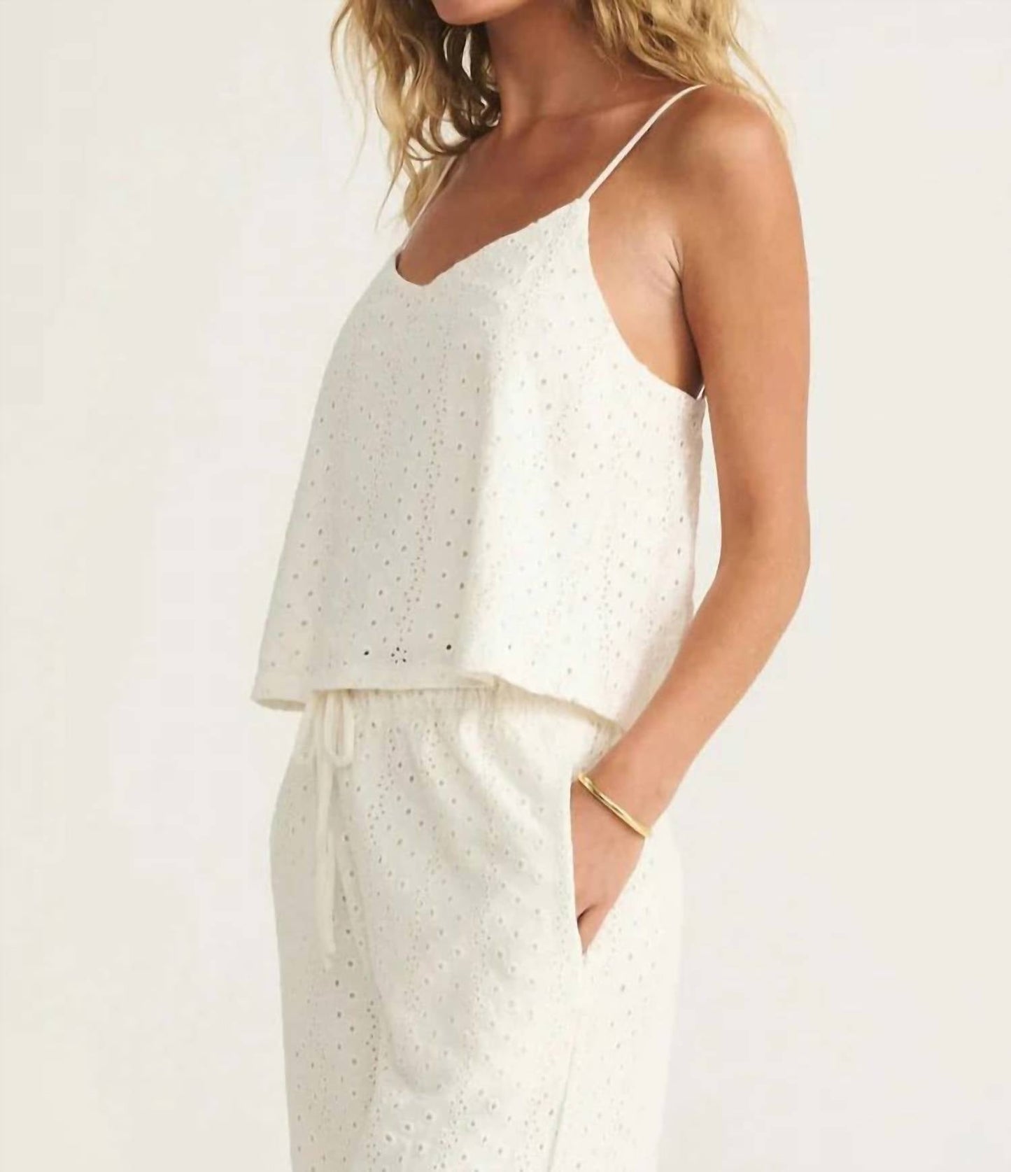 Z Supply - Sylvie Knit Eyelet Tank
