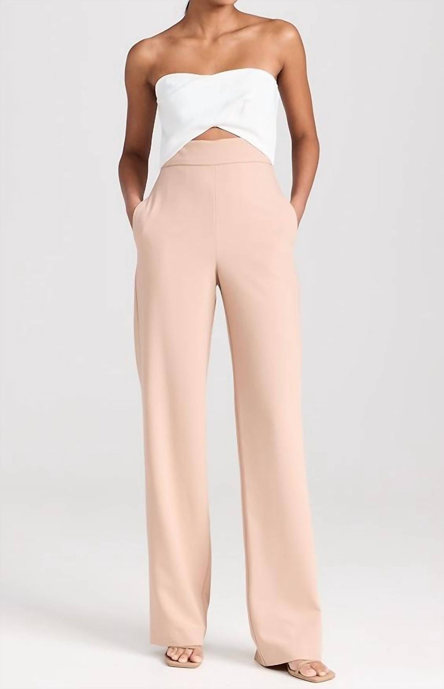 Black Halo - Jada Color Block Jumpsuit