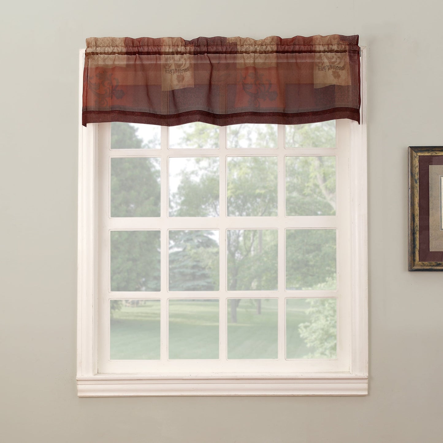 Eden Window Valance Multicolor Size 56 x 14