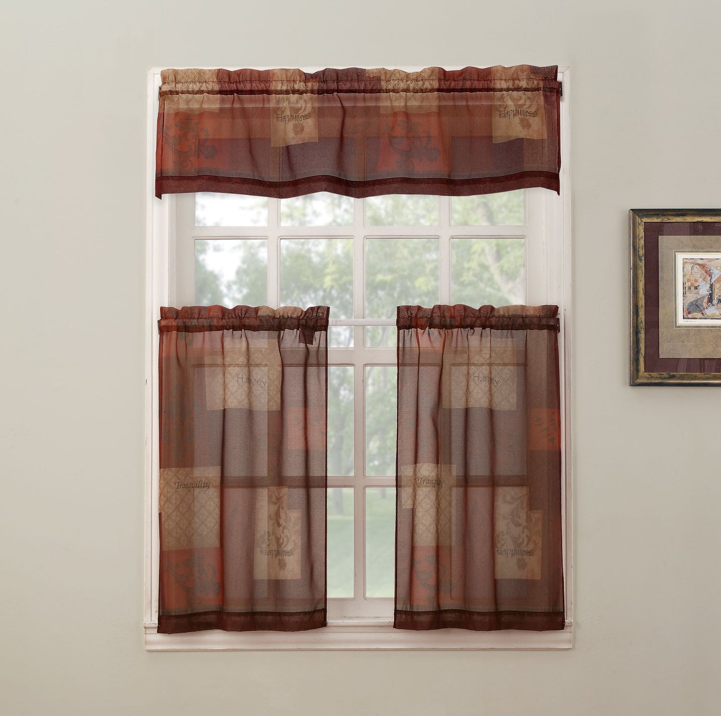 Eden Window Valance Multicolor Size 56 x 14