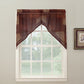 Eden Pair of Swag Valances Textured Rod Pocket Sheer Curtain Size 56 in. W X 36 in. L