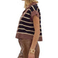 Entro - Colorblock Cropped Vest