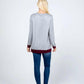 Acting Pro - Christmas Reindeer Sequin Long Sleeve Top