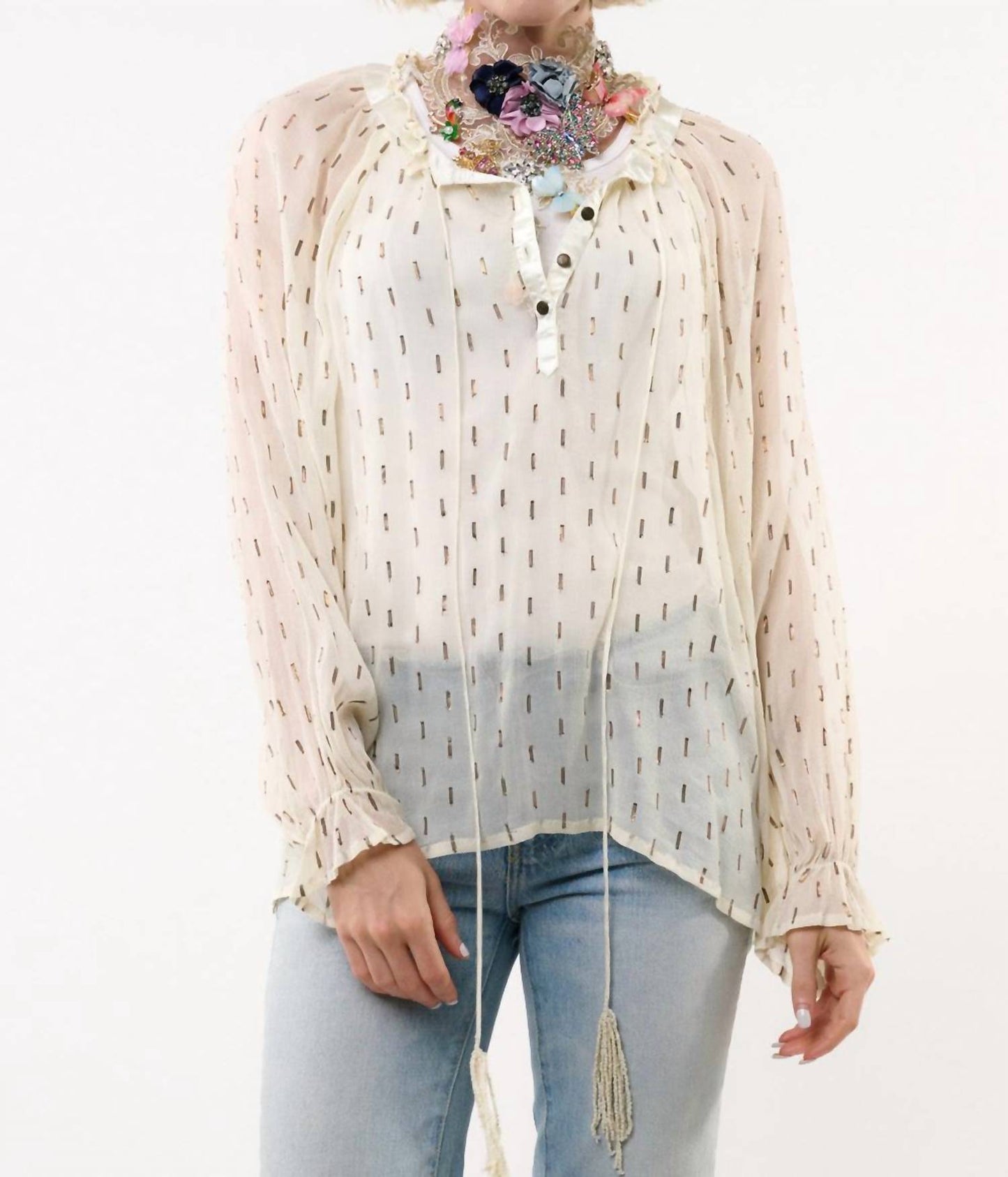 Aratta - Maven Chiffon Blouse With Cami