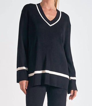 Elan - Vee Neck Tennis Sweater