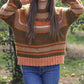 Wooden Ships - Women's Inez Striped Crew Cardigan