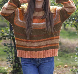 Wooden Ships - Women's Inez Striped Crew Cardigan