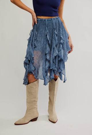 Free People - Susanna Knee-Length Midi Skirt