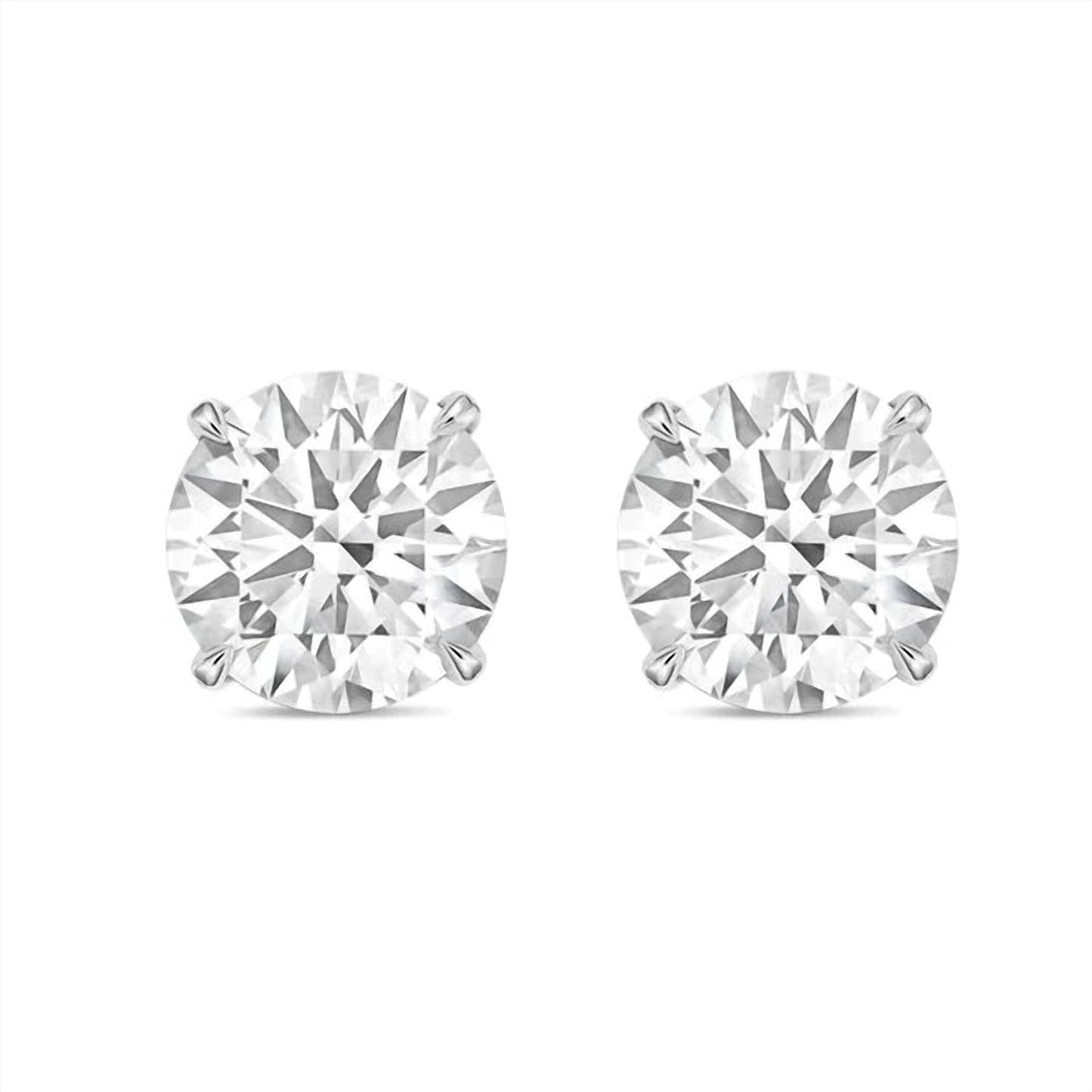Diana M Jewels - 2.00 Cts Diamond Lab Grown Stud Earrings