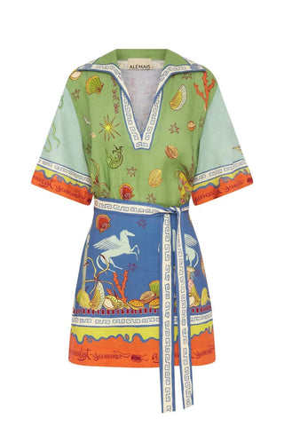 Alemais - Surrealist Summer V Mini Dress