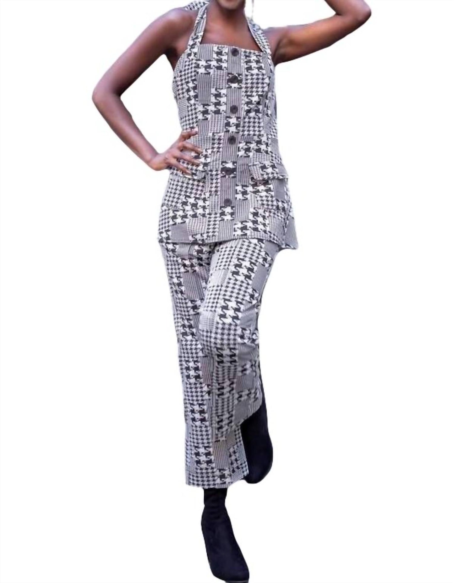 Eva Franco - Plaid Pant Set