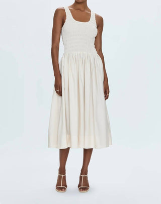 Pistola - Alessia Smocked Midi Dress
