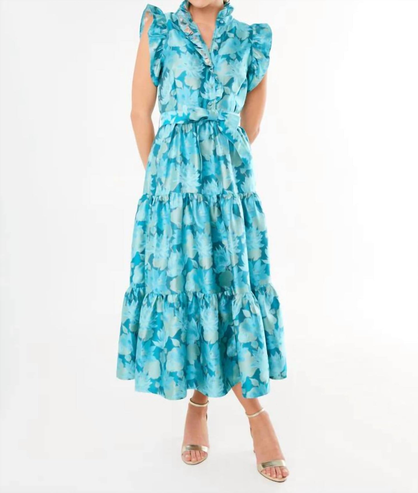 Abbey Glass - Sleeveless Sadie Maxi Dress