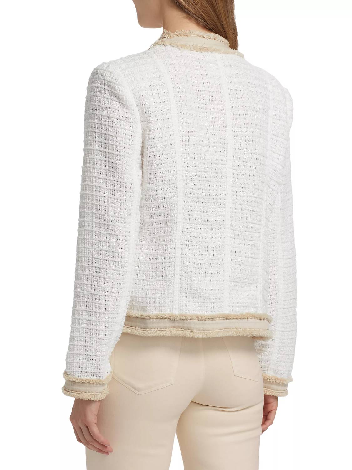 L'Agence - Agnes Tweed Denim Jacket