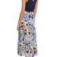 Donna Morgan - Floral Skirt & Tank Contrast Dress