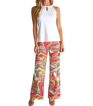 Jude Connally - CLAIRE SLEEVELESS KEYHOLE TOP