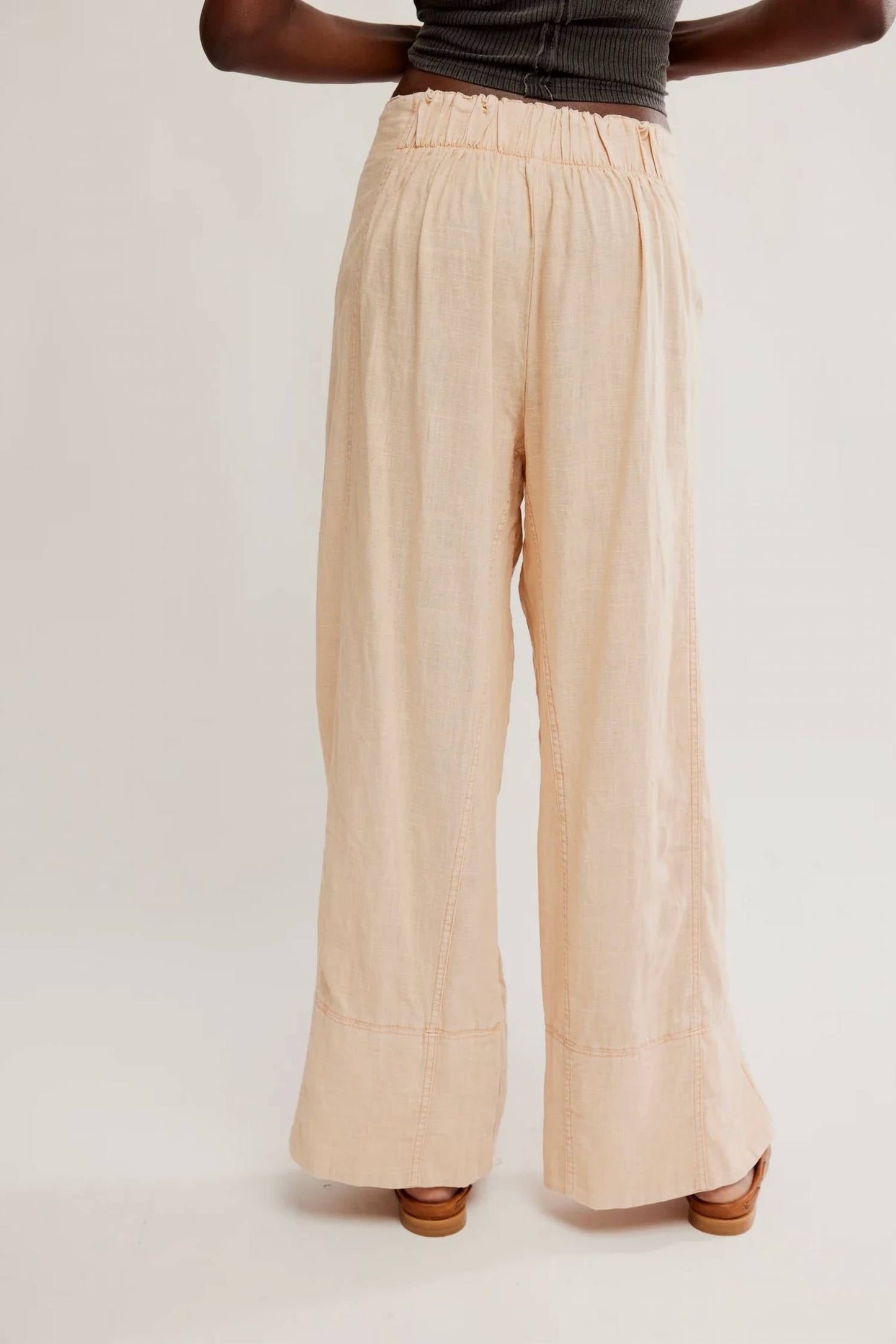 Free People - Days End Linen Pull On Pants