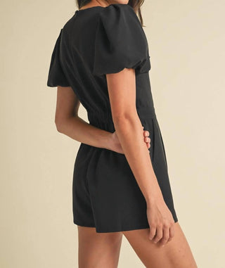 Endless Blu. - Rhinestone Bow Romper