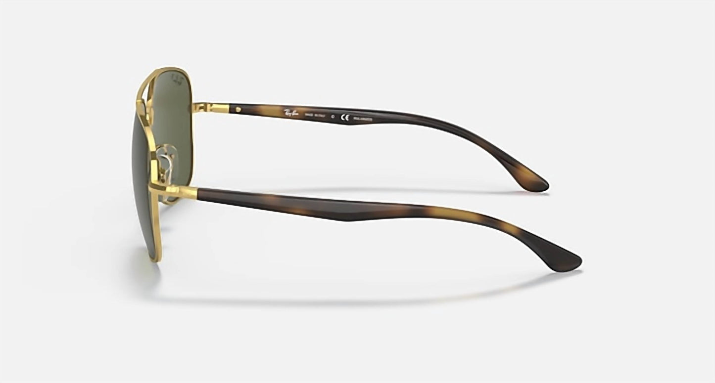 Ray Ban - Square Polarized Sunglasses Rb3683 - 001 - 58