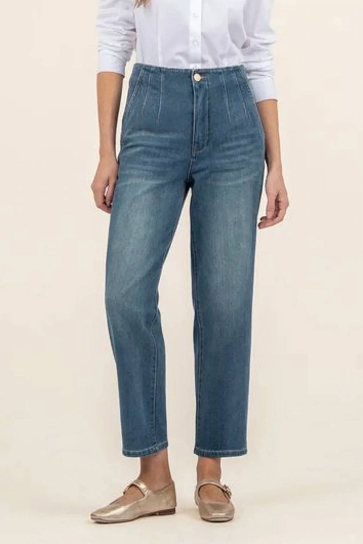 Kut From The Kloth - Fay High Rise Ankle Straight Leg