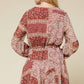 Entro - Paisley Print Dress