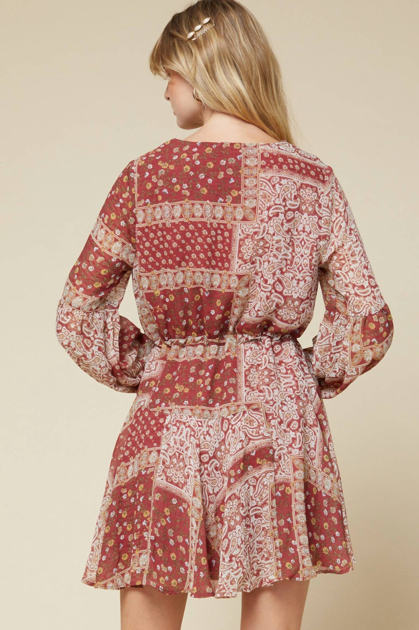 Entro - Paisley Print Dress