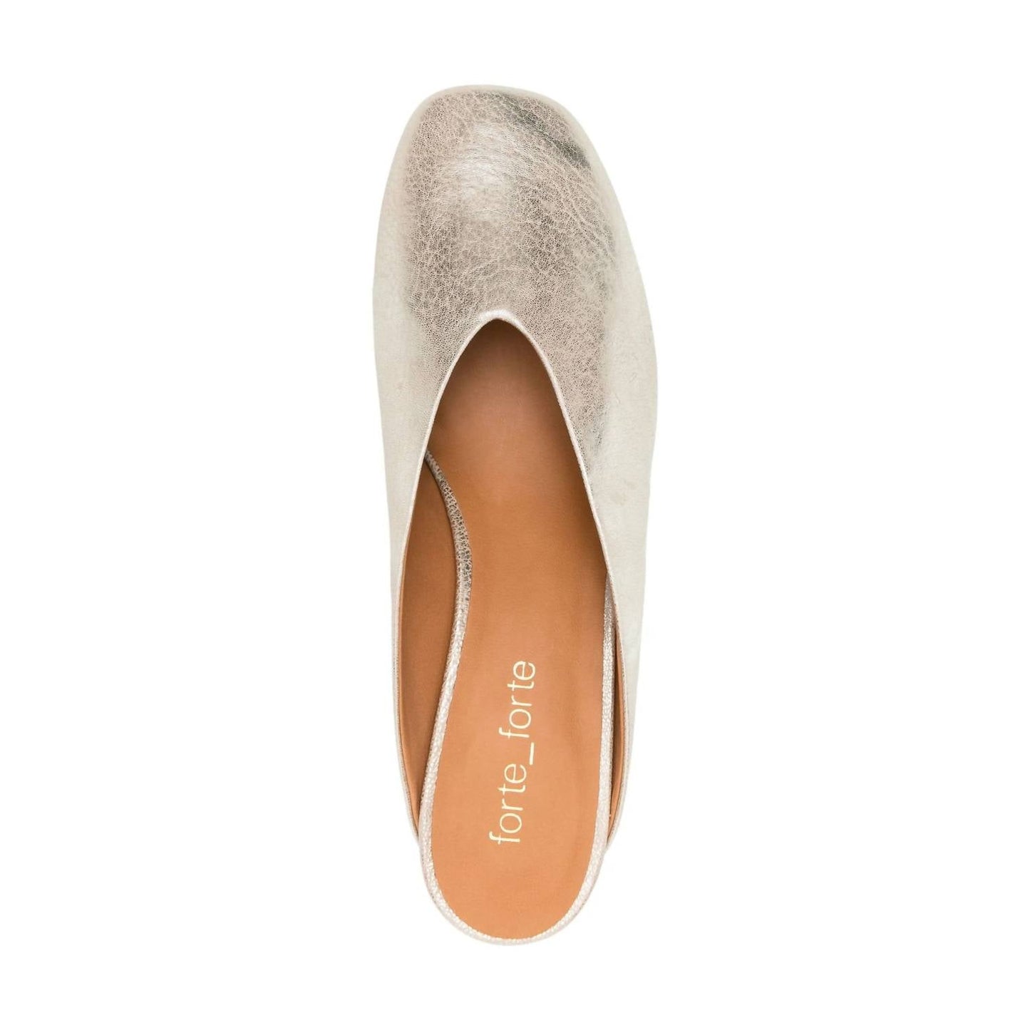 Forte Forte - Women's Metal Heel Laminated Leather Sabot