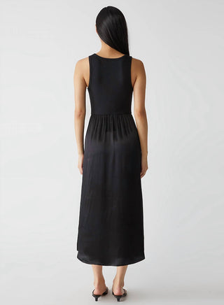 Michael Stars - Bridgette Mixed Fabric Midi Dress