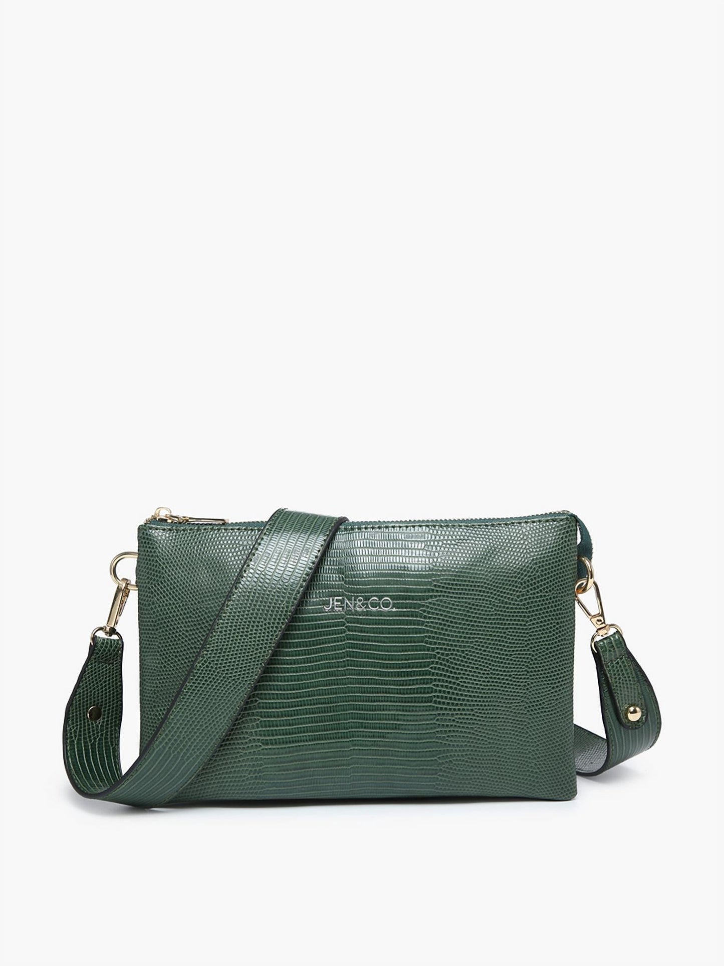 Jen & Co. - Izzy Vegan Lizard Crossbody Bag