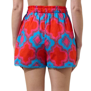 Sugarlips - Devany Mix Media Melia High Waisted Shorts
