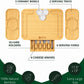 Cheese Board Set with Side Trays