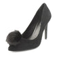 Charles David Women's Pixie Suede Pointed Toe Classic Pumps Black Size 7.5