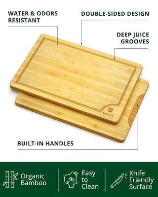 Cutting Board Set of 3, Bamboo