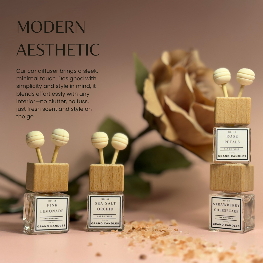 White Sandalwood Car Diffuser