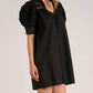 Elan - Puff Sleeve Mini Dress