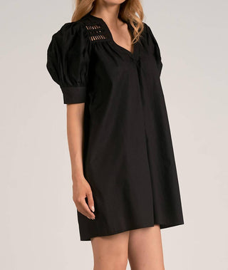 Elan - Puff Sleeve Mini Dress