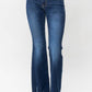 Judy Blue - Non-Distressed Fray Hem Bootcut Jeans