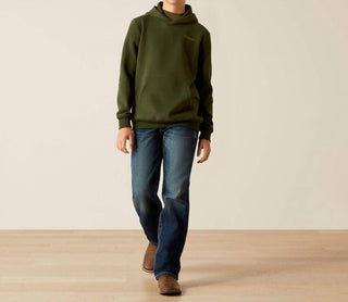 Ariat - Youth Barbwire Skull Hoodie