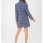 Abbey Glass - Calvin Houndstooth Tweed Blazer