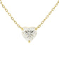 Allyanna Gifts - Women's Moissanite Heart Solitaire Necklace